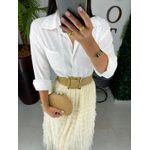 Camisa viscolinho branca