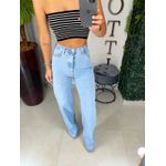 Cropped listrado preto