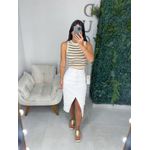 Saia fenda branca