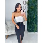 Cropped Sarja branco