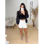 Short saia Ariel off white