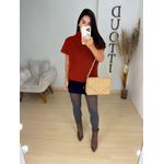 Colete Tricot caramelo