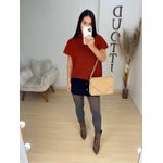 Colete Tricot caramelo