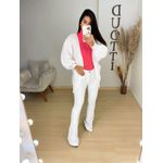 Calça flare branca