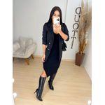 Blazer preto forrado 
