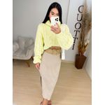 Saia tricot nude