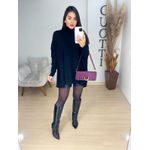 Maxi tricot preto
