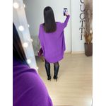 Maxi tricot roxo