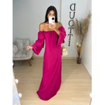 Vestido Atena fúcsia