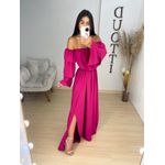 Vestido Atena fúcsia