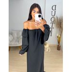 Vestido Atena preto