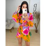 Vestido Kimono laranja 