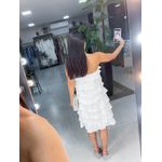 Vestido babados branco