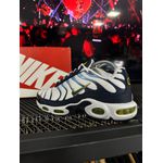 TENIS NK AIR MAX PLUS TN - BRANCO / AZUL BB / AMARELO