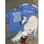 CONJUNTO FRASES NAS COSTAS - CAMISA/SHORT