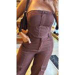 CONJUNTO PAULA MARROM