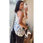 CALÇA TWILL PELETIZADO COM ILHOES PRETA