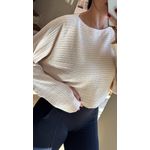 BLUSA MORCEGO DEDINHO AREIA