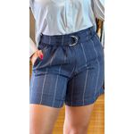 SHORT RISCA DE GIZ- AZUL 