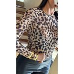 BLUSA TULE ANIMAL PRINT
