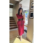 VESTIDO MUSCLE TEE- MARSALA