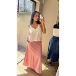 BLUSA SEM MANGA EM LINHO- BRANCO