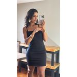 VESTIDO TULE PRETO