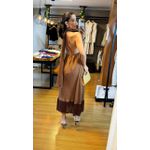 VESTIDO AIRE- MARROM