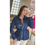 PARKA JEANS GOLA REMOVÍVEL- AZUL