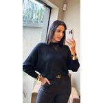 BLUSA MORCEGO MOUSSE PRETO
