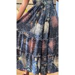 VESTIDO INDIANO COSTA ABERTA- PETRÓLEO 