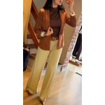 BLUSA KATIA POLIAMIDA DRAPEADA- MARROM