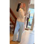 BLUSA KATIA POLIAMIDA DRAPEADA- NUDE