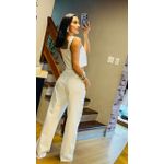 CALÇA WIDE LEG- OFF WHITE