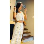 CROPPED TEXTURE CONFORT- OFF WHITE