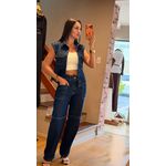 CALÇA JEANS PESPONTO NXO- AZUL ESCURO