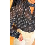 CAMISA TULE POÁ- AZUL MARINHO