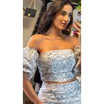 TOP BLEND BORDADO- BRANCO E PRETO