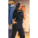 CONJUNTO CELESTINE TRICO MODAL- PRETO