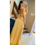 CONJUNTO SAIA LONGA CONCHA- BEGE