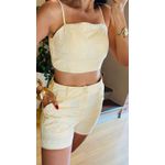 CONJUNTO MICAELLY BORDADO- BEGE