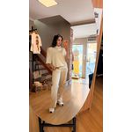 CONJUNTO MOLETOM JAQUE- BEGE