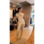 CONJUNTO TRICO MODAL- VERDE COM LINHA BRANCA