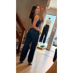 CROPPED PAULA- AZUL MARINHO