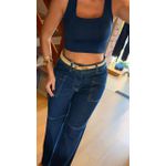 CROPPED PAULA- AZUL MARINHO