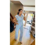 CONJUNTO REGATA LINHO MIA- AZUL