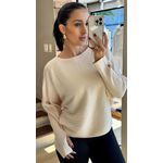 BLUSA MORCEGO DEDINHO AREIA