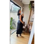 VESTIDO LUANA GOLA ALTA PRETO
