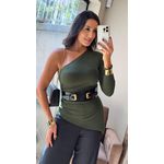 BLUSA ASSIMETRICA GISELE VERDE