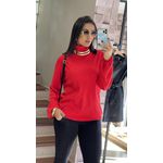 MINI VESTE VERMELHA